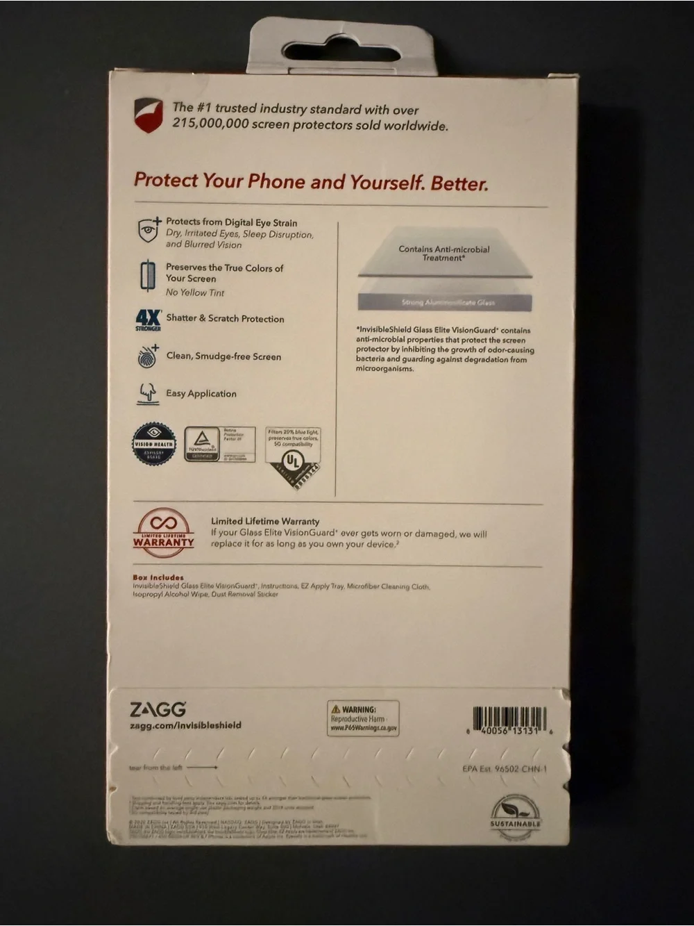 Glass Elite VisionGuard+ Screen Protector for iPhone 12 Pro Max